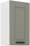 Szafka górna 40cm LILA 40 G-72 1F JASNOSZARY MAT / BIAŁY
