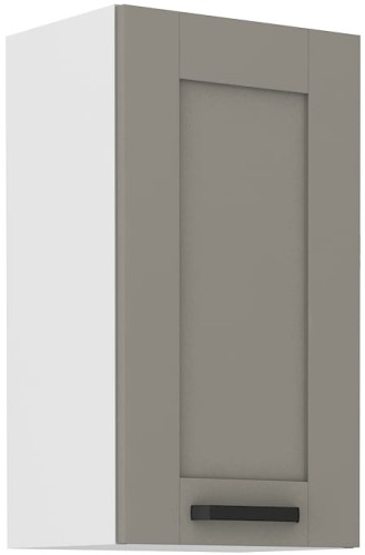 Przejdź do produktu Szafka górna 40cm LILA 40 G-72 1F JASNOSZARY MAT / BIAŁY