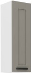 Szafka górna 30cm LILA 30 G-90 1F JASNOSZARY MAT / BIAŁY