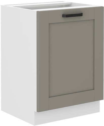 Przejdź do produktu Szafka dolna LILA 60 D 1F BB JASNOSZARY MAT / BIAŁY