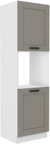 Przejdź do produktu Szafka kuchenna słupek LILA 60 DP-210 2F JASNOSZARY MAT / BIAŁY