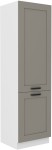 Szafka kuchenna słupek LILA 60 DK-210 2F JASNOSZARY MAT / BIAŁY