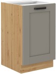 Szafka dolna LILA 50 ZL 1F BB zabudowa pod zlew JASNOSZARY MAT / ARTISAN