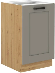 Szafka dolna LILA 50 ZL 1F BB zabudowa pod zlew JASNOSZARY MAT / ARTISAN
