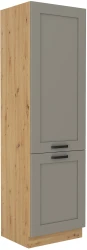 Szafka kuchenna słupek LILA 60 DK-210 2F JASNOSZARY MAT / ARTISAN