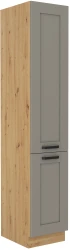 Szafka kuchenna słupek LILA 40 DK-210 2F JASNOSZARY MAT / ARTISAN