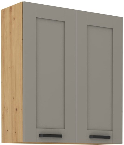 Przejdź do produktu Szafka górna 80 cm LILA 80 G - 90 2F JASNOSZARY MAT / ARTISAN
