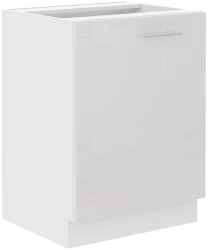 Szafka dolna VENUS 60 D 1F BB BIAŁY POŁYSK
