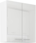 Szafka górna 80 cm VENUS 80 G - 90 2F BIAŁY POŁYSK