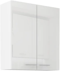 Szafka górna 80 cm VENUS 80 G - 90 2F BIAŁY POŁYSK