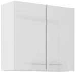 Szafka górna 80 cm VENUS 80 G-72 2F BIAŁY POŁYSK