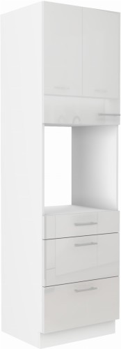 Przejdź do produktu Szafka kuchenna słupek VENUS 60 DPS-210 3S 1F BIAŁY POŁYSK