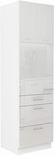 Przejdź do produktu Szafka kuchenna słupek VENUS 60 DKS-210 3S 1F BIAŁY POŁYSK