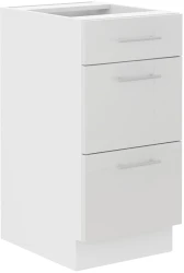Szafka dolna VENUS 40 D 3S QUADRO BIAŁY POŁYSK