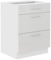Szafka dolna VENUS 60 D 3S PREMIUM BOX BIAŁY POŁYSK