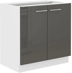 Szafka dolna VENUS 80 D 2F BB SZARY POŁYSK