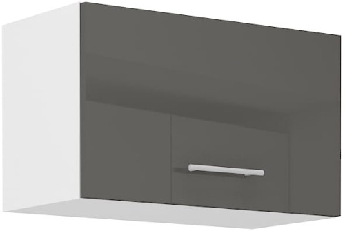 Przejdź do produktu Szafka górna do zabudowy okapu VENUS 60 GU-36 1F SZARY POŁYSK