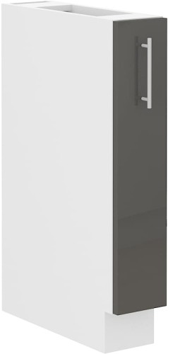 Przejdź do produktu Szafka dolna 15 cm VENUS 15 D CARGO BB wysuwana z koszem SZARY POŁYSK