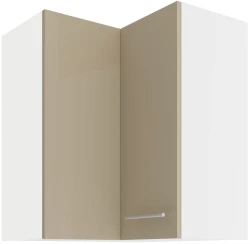 Szafka górna narożna 60 x 60 cm VENUS GN-72 2F (90°) CAPPUCCINO POŁYSK
