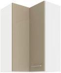 Szafka górna narożna 60 x 60 cm VENUS GN-90 2F (90°) CAPPUCCINO POŁYSK
