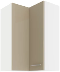 Szafka górna narożna 60 x 60 cm VENUS GN-90 2F (90°) CAPPUCCINO POŁYSK