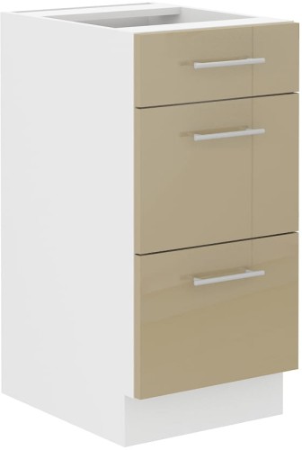 Przejdź do produktu Szafka dolna VENUS 40 D 3S QUADRO CAPPUCCINO POŁYSK
