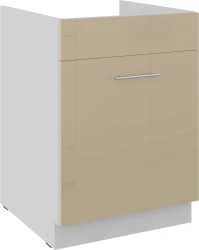 Szafka dolna VENUS 60 ZL 1S BB zabudowa pod zlew CAPPUCCINO POŁYSK