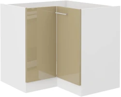 Szafka dolna narożna VENUS 90x90 cm 2F BB CAPPUCCINO POŁYSK