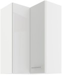 Szafka górna narożna 60 x 60 cm VENUS GN-90 2F (90°) BIAŁY POŁYSK