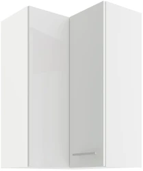 Szafka górna narożna 60 x 60 cm VENUS GN-90 2F (90°) BIAŁY POŁYSK