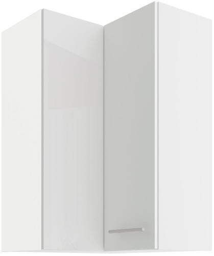 Przejdź do produktu Szafka górna narożna 60 x 60 cm VENUS GN-90 2F (90°) BIAŁY POŁYSK