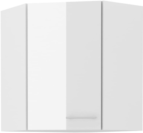 Przejdź do produktu Szafka górna narożna 60 x 60 cm VENUS GN-72 1F (45°) BIAŁY POŁYSK