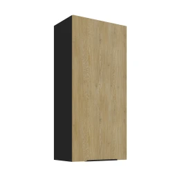 Szafka górna 50 cm LUME 50 G-108 1F DĄB CREMONA / CZARNY