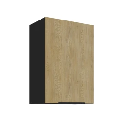 Szafka górna 50 cm LUME 50 G-72 1F BB DĄB CREMONA / CZARNY