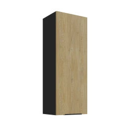 Szafka górna 40cm LUME 40 G-108 1F DĄB CREMONA / CZARNY