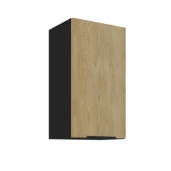 Szafka górna 40cm LUME 40 G-72 1F DĄB CREMONA / CZARNY