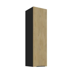 Szafka górna 30cm LUME 30 G-108 1F DĄB CREMONA / CZARNY