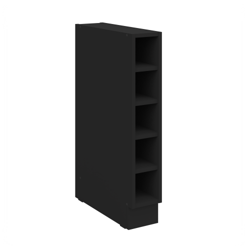 Przejdź do produktu Szafka dolna otwarta 15 cm LUME 15 D OTW. CZARNY