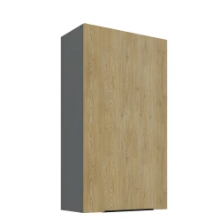 Szafka górna 60 cm LUME 60 G - 108 1F DĄB CREMONA / ANTRACYT
