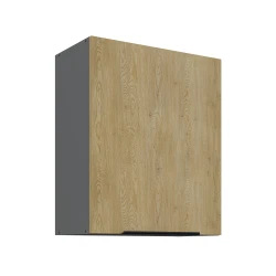 Szafka górna 60 cm LUME 60 G - 72 1F DĄB CREMONA / ANTRACYT