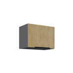 Szafka górna do zabudowy okapu LUME 50 GU-36 1F DĄB CREMONA/ ANTRACYT