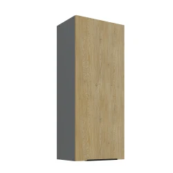 Szafka górna 45 cm LUME  45 G-108 1F DĄB CREMONA / ANTRACYT