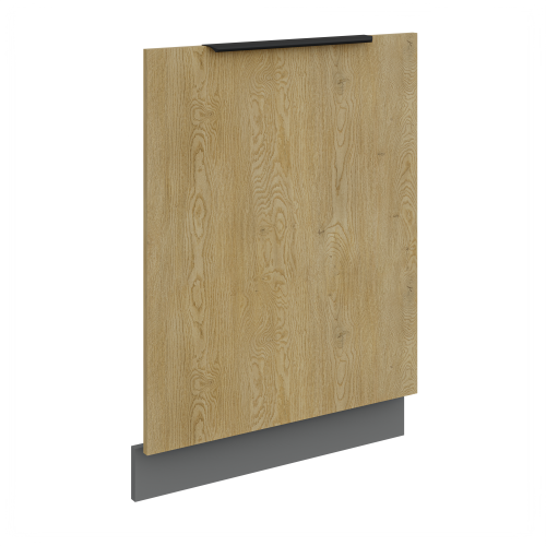 Przejdź do produktu Front do zabudowy zmywarki 60 cm LUME ZM 713 x 596 DĄB CREMONA / ANTRACYT