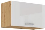 Szafka górna do zabudowy okapu VICTORIA 60 GU-36 1F DĄB ARTISAN / BIAŁY POŁYSK