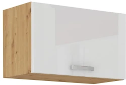Szafka górna do zabudowy okapu VICTORIA 60 GU-36 1F DĄB ARTISAN / BIAŁY POŁYSK