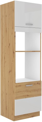 Przejdź do produktu Szafka kuchenna słupek VICTORIA 60 DPM-210 2F DĄB ARTISAN / BIAŁY POŁYSK