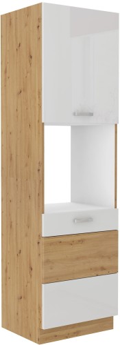 Przejdź do produktu Szafka kuchenna słupek VICTORIA 60 DP-210 2F DĄB ARTISAN / BIAŁY POŁYSK