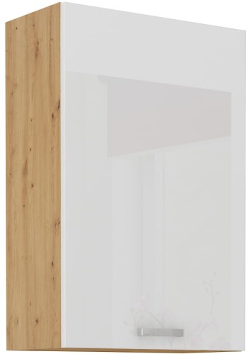 Przejdź do produktu Szafka górna 60 cm VICTORIA 60 G - 90 1F DĄB ARTISAN / BIAŁY POŁYSK
