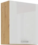 Szafka górna 60 cm VICTORIA 60 G - 72 1F DĄB ARTISAN/ BIAŁY POŁYSK