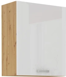 Szafka górna 60 cm VICTORIA 60 G - 72 1F DĄB ARTISAN/ BIAŁY POŁYSK